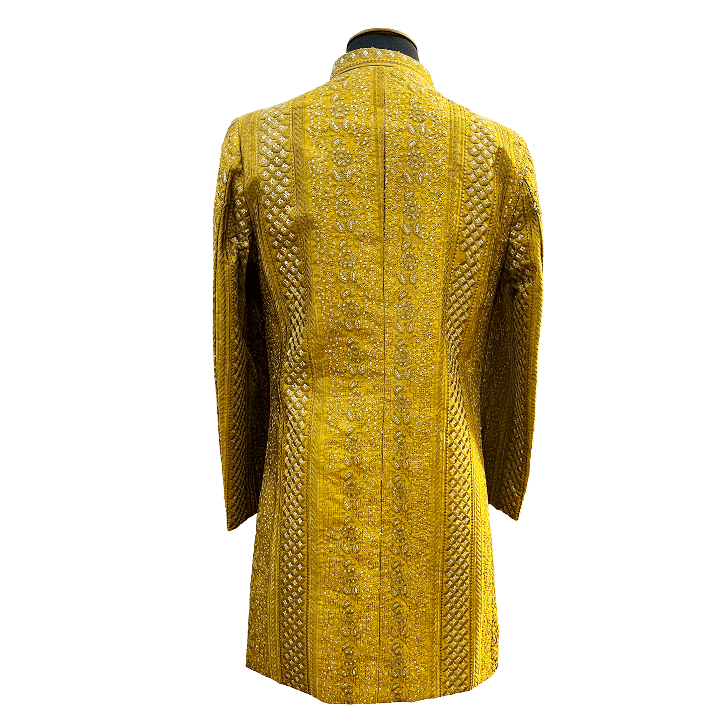 Dahab Men's Bronze Groom Wedding Sherwani